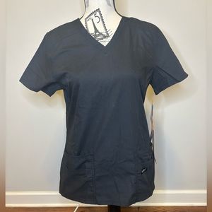 3 in total! Landau Essentials Scrub tops. Black Size Small